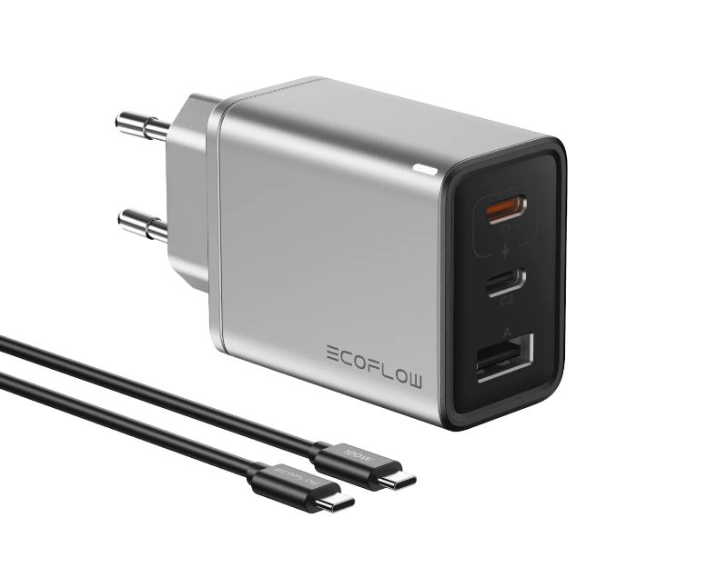 EcoFlow RAPID 65W GaN Şarj Cihazı (100W Kablo Dahil)